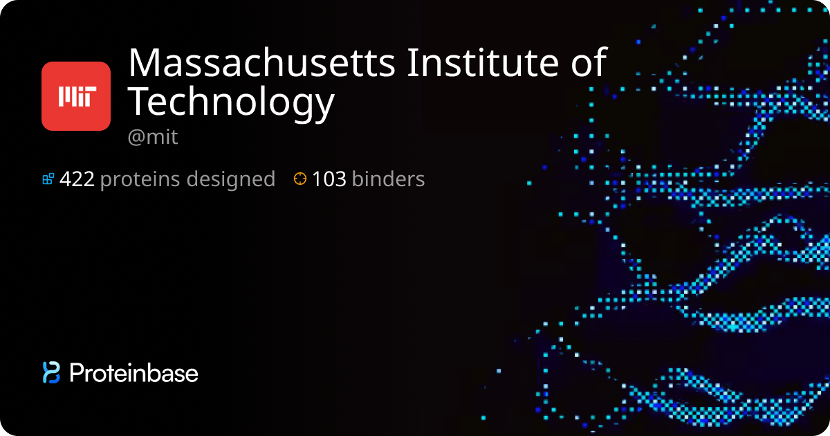 Massachusetts Institute of Technology | Proteinbase