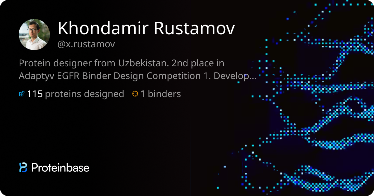 Khondamir Rustamov | Proteinbase