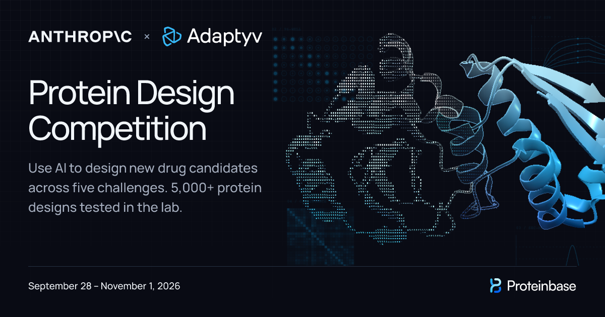 Anthropic × Adaptyv Protein Design Competition | Proteinbase